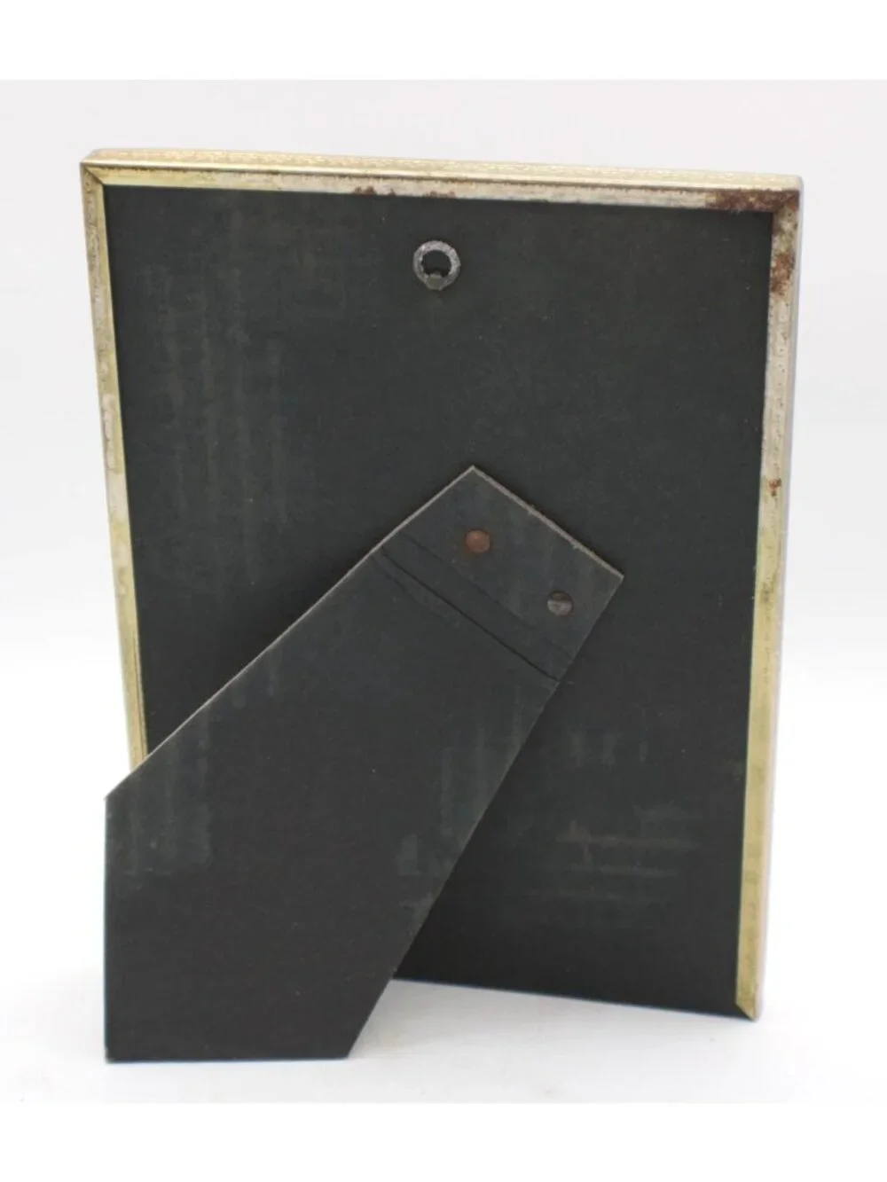Vintage Brass Collage Picture Frame Oval Rectangle Options Tabletop Wall Display
